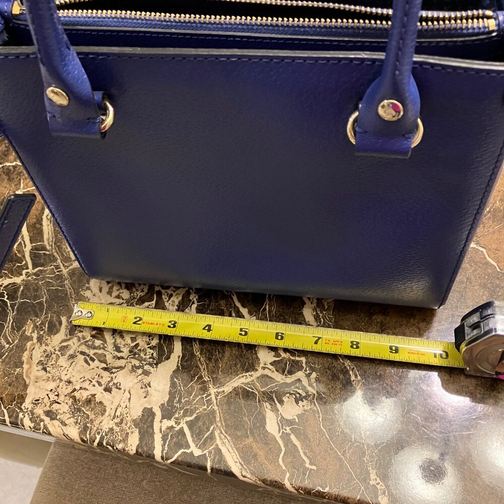 Kate Spade Blue Leather Handbag (Tote or Shoulder Bag) - Picture 9 of 14